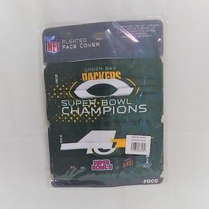 New Green Bay Packers Face Cover Set of 2